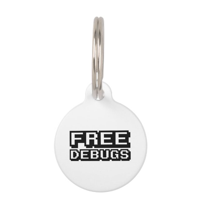 FREE DEBUGS PET TAG (Front)