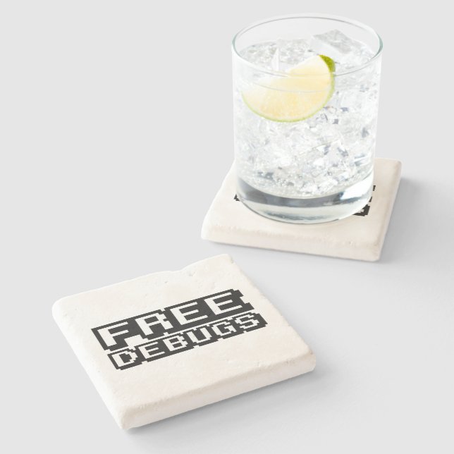 FREE DEBUGS STONE COASTER (Side)