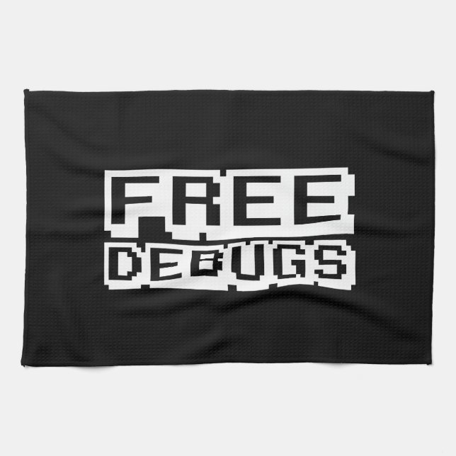 FREE DEBUGS TEA TOWEL (Horizontal)
