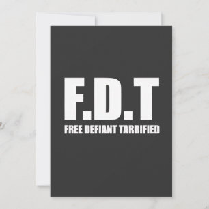  Free Defiant Tarrified Tarrifs American   Announcement