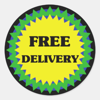 FREE DELIVERY Retail Sale Sticker
