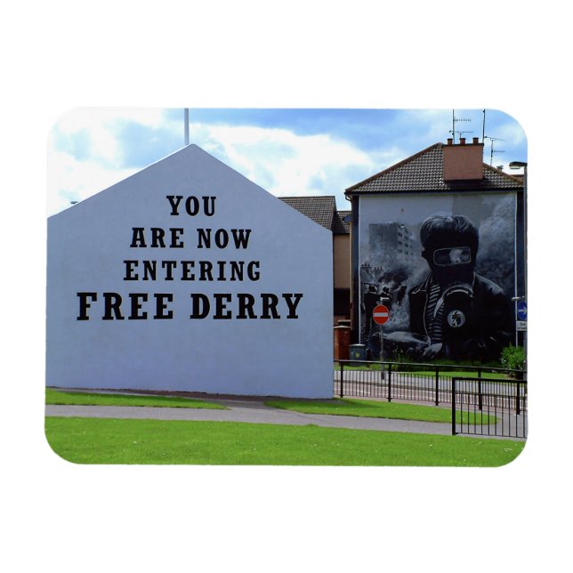 free derry corner - magnet (Horizontal)