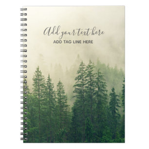 FREE DESIGN Forest Trees Custom BUDGET Notebook
