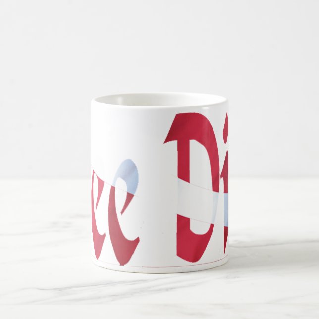 FREE DIVE-Dive for Divers Diving Coffee Mug (Center)
