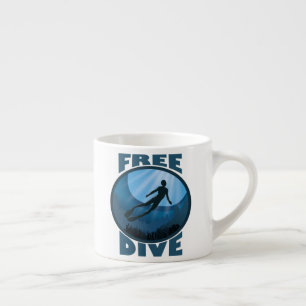 Free Dive - The Ocean Is Calling Freediver Espresso Cup