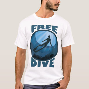Free Dive - The Ocean Is Calling Freediver T-Shirt