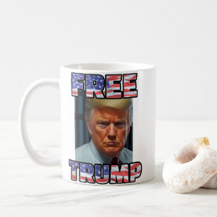 FREE DONALD TRUMP 2024   Mugshot Mug