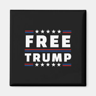 Free Donald Trump Republican Support  Magnet