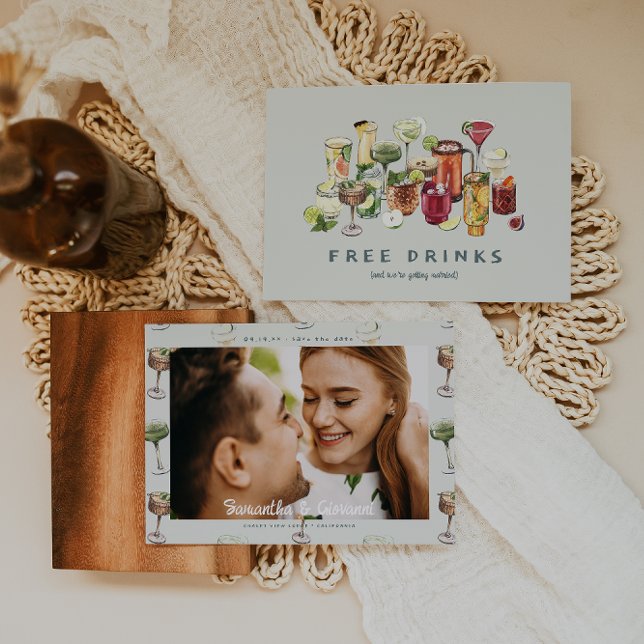 Free Drinks | Cute Craft Cocktail Photo Wedding (Creator Uploaded)