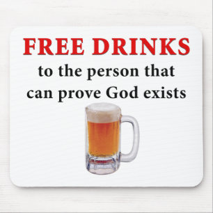 Free Drinks Mouse Mat