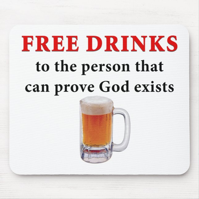 Free Drinks Mouse Mat (Front)