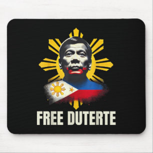 Free Duterte Du30 President Rodrigo Digong Patriot Mouse Mat