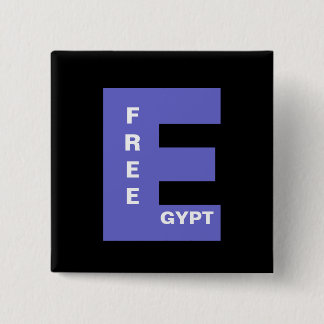 FREE EGYPT 15 CM SQUARE BADGE