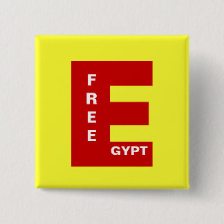 FREE EGYPT 15 CM SQUARE BADGE