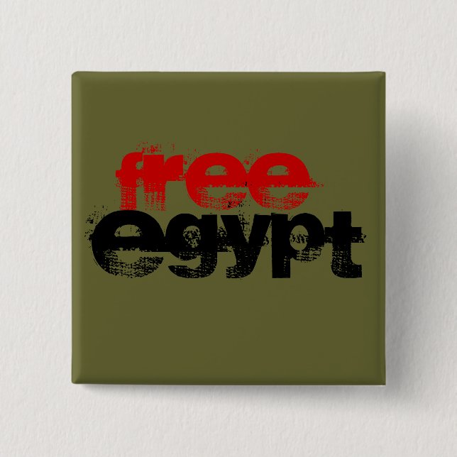 FREE EGYPT 15 CM SQUARE BADGE (Front)