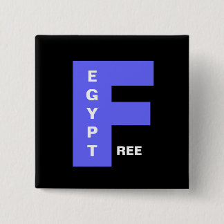 FREE EGYPT 15 CM SQUARE BADGE