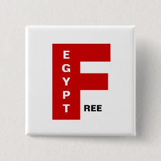 FREE EGYPT 15 CM SQUARE BADGE