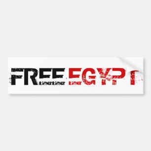 FREE EGYPT BUMPER STICKER