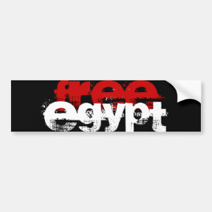 FREE EGYPT BUMPER STICKER