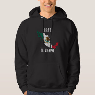Free El Chapo Gangster Graphic Men Hoodie