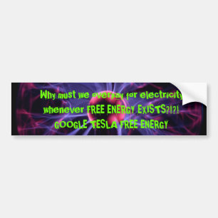 Free Energy Bumper Sticker