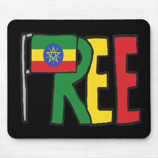 Free Ethiopia Mouse Mat (Front)
