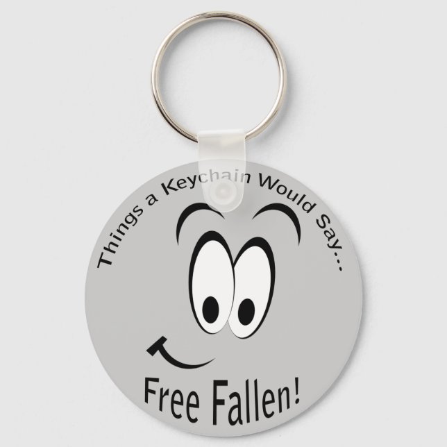 Free Fallen Lt Keychain (Front)