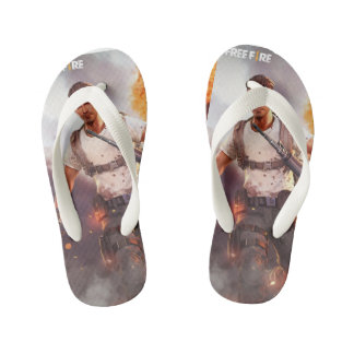 Free fire slipper kid's flip flops