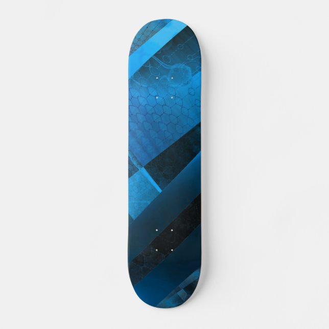 Free Floating (blue) Skateboard (Front)