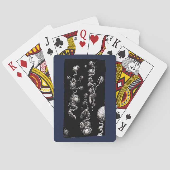 Free-floating Organic Aberrations  Playing Cards (Back)