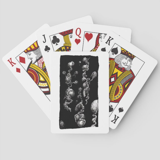 Free-floating Organic Aberrations Playing Cards (Back)