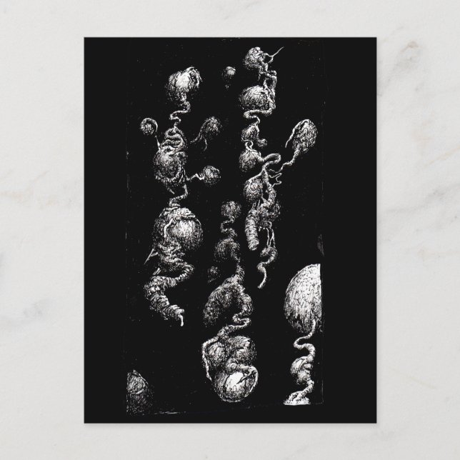 Free-floating Organic Aberrations Postcard (Front)