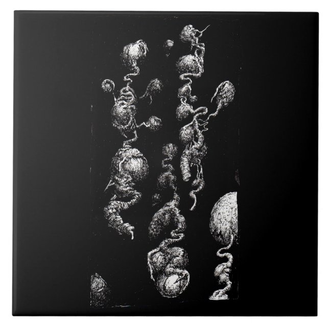 Free-floating Organic Aberrations  Tile (Front)