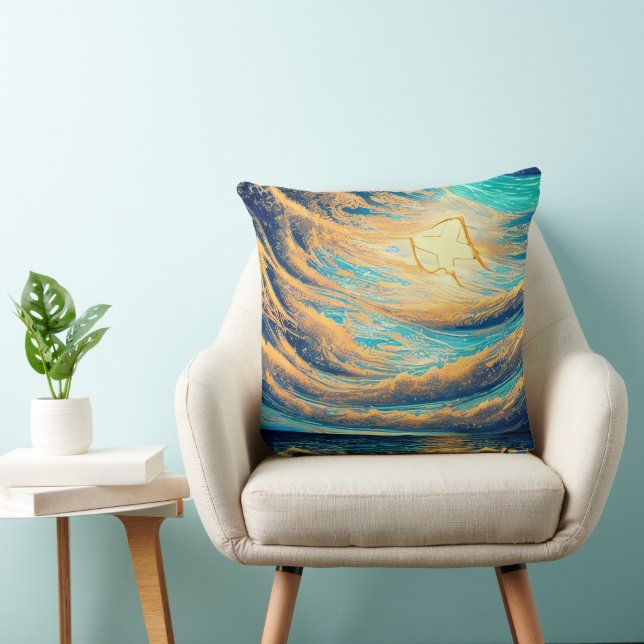 Free Flowing Reflections Cushion (Chair)
