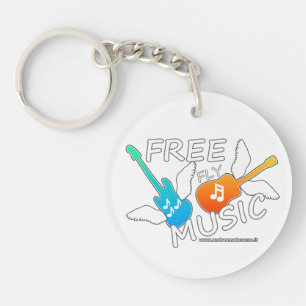 Free Fly Music Key Ring