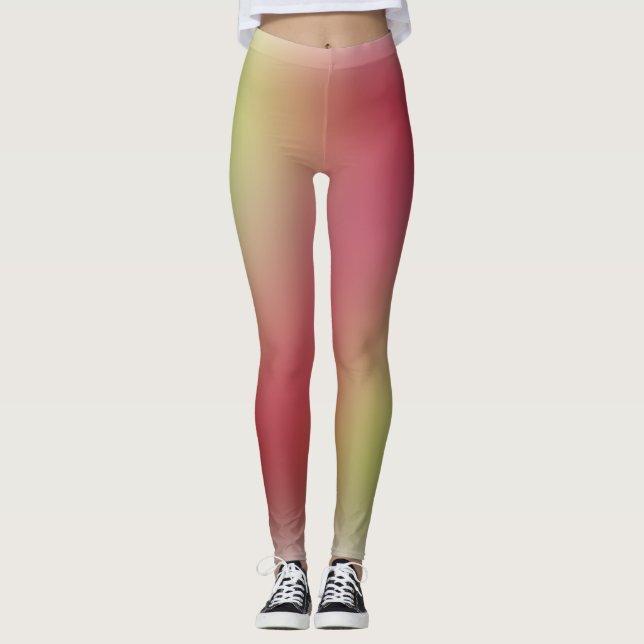 free form gradient on medium legging (Front)