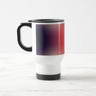 free form gradient on travel mug