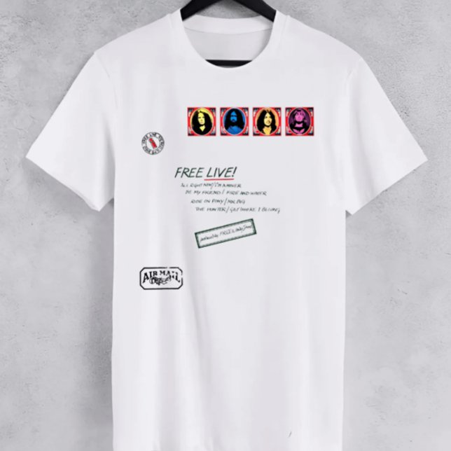 Free - Free Live!  T-Shirt (Creator Uploaded)
