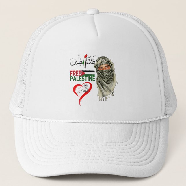 Free Free Palestine  Hat (Front)
