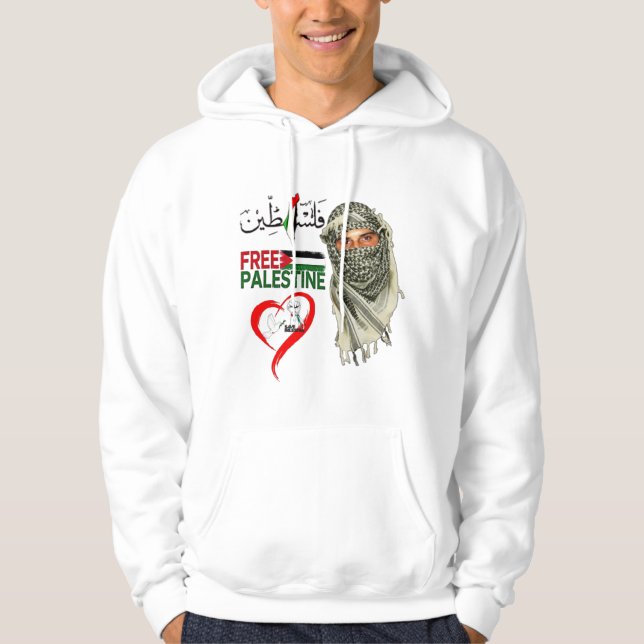 Free Free Palestine Hoodie (Front)