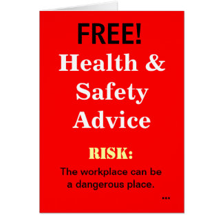 Health And Safety Cards & Invitations | Zazzle.co.uk