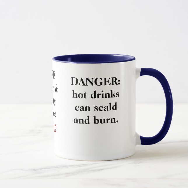 FREE Funny Health and Safety Advice - Tip 11 Mug (Right)