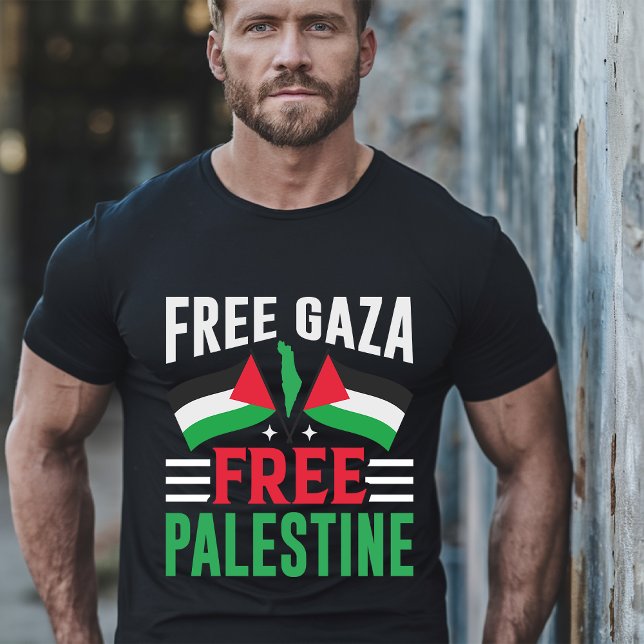 Free Gaza and Free Palestine T-Shirt (Creator Uploaded)