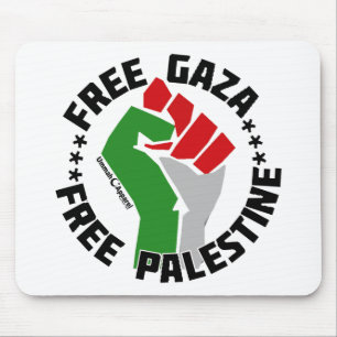 free gaza free palestine mouse mat