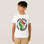 free gaza free palestine T-Shirt (Front Full)