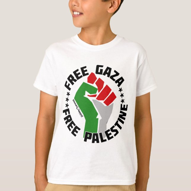 free gaza free palestine T-Shirt (Front)