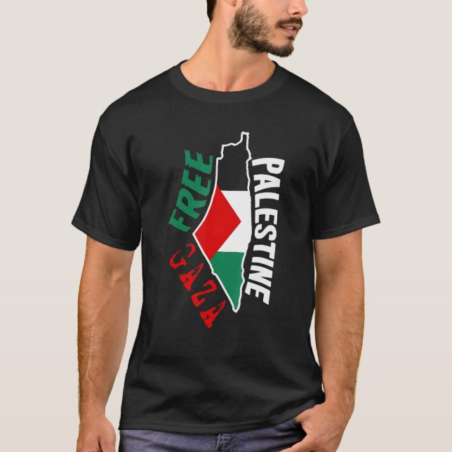 Free Gaza Palestine Free Palestine Save Gaza Pales T-Shirt (Front)