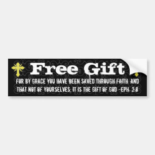 Free Gift Christian Bumper Sticker