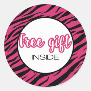 Free gift inside- Marketing business-Consult Classic Round Sticker