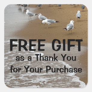 Free Gift Sticker for Small Business Owners